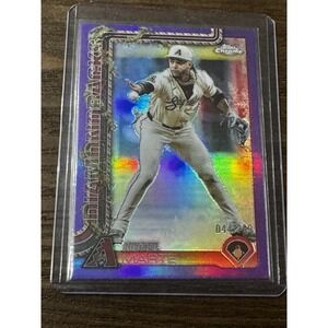 2025 Topps Holiday - Chrome Ketel Marte #HC43 Purple Refractor /299